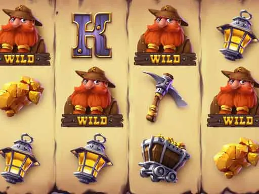 HTML Gold Rush Slot Game