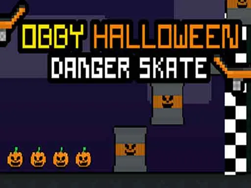 Obby Halloween Danger Skate