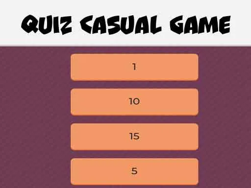 Quiz Casual Game